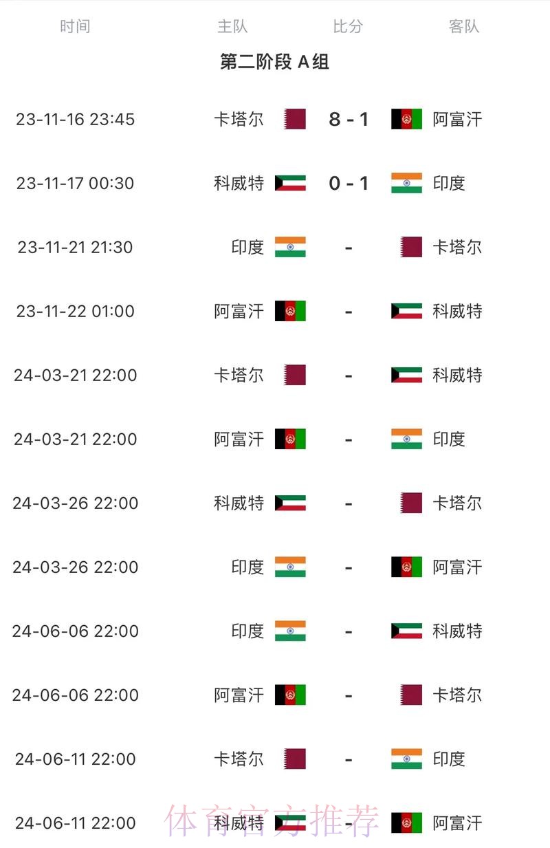 2026世界杯赛程详细安排比赛时间表实时查看